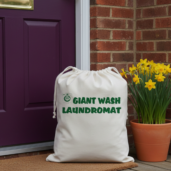 Laundry Bag On Doorstep 005