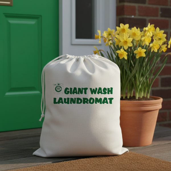 Laundry Bag On Doorstep 004
